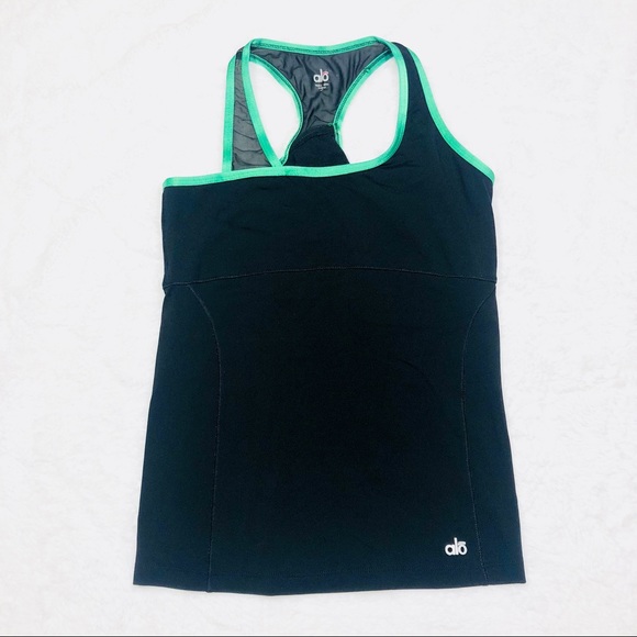 ALO Yoga Tops - Alo yoga black training tank top